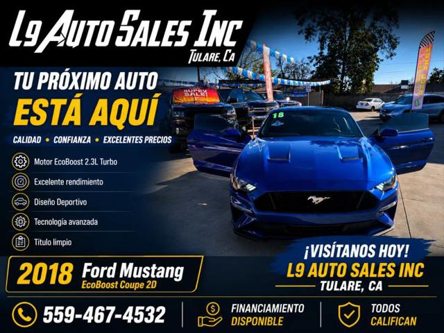 2018 Ford Mustang EcoBoost for sale in Tulare, CA