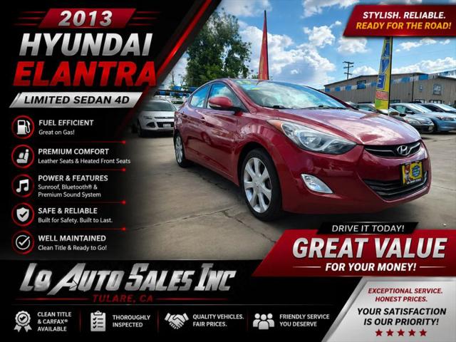 2013 Hyundai Elantra Limited for sale in Tulare, CA