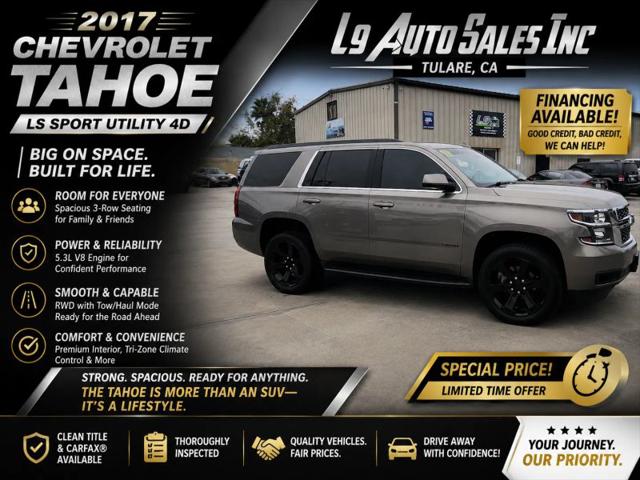 2017 Chevrolet Tahoe LS for sale in Tulare, CA