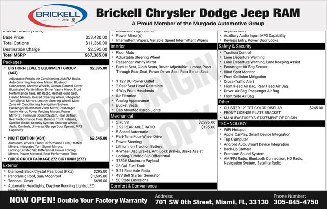 2026 Ram 1500 Big Horn Crew Cab 4x4 57 Box
