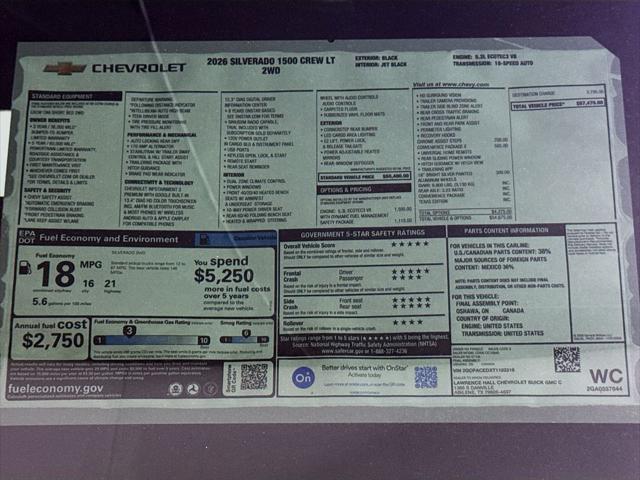 2026 Chevrolet Silverado 1500 2WD Crew Cab Short Bed LT