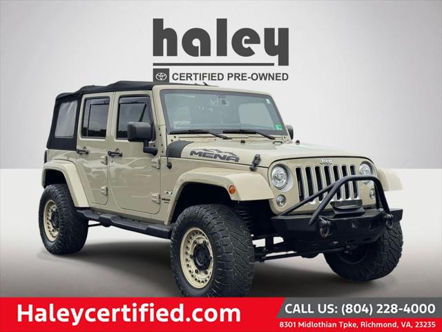 2017 Jeep Wrangler Unlimited Sahara 4x4 for sale in Richmond, VA