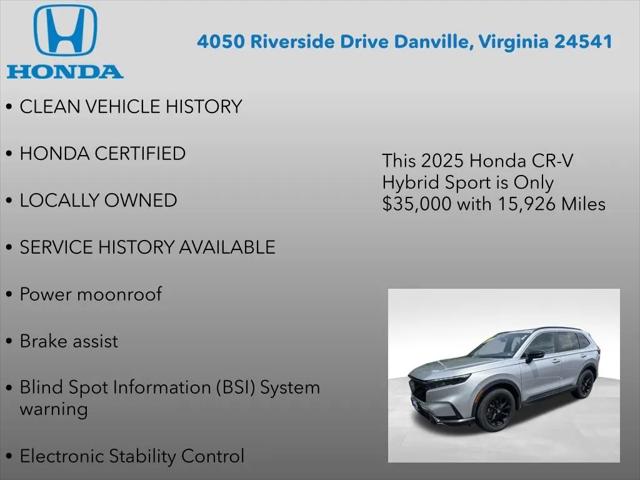 2025 Honda CR-V Hybrid Sport