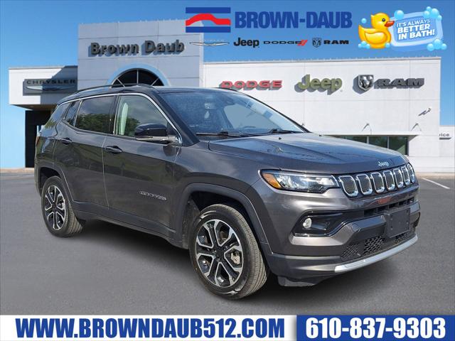 2022 Jeep Compass Limited 4x4 for sale in Bath, PA