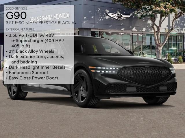 2026 Genesis G90 3.5T E-SC Prestige Black AWD