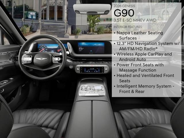 2026 Genesis G90 3.5T E-SC MHEV AWD