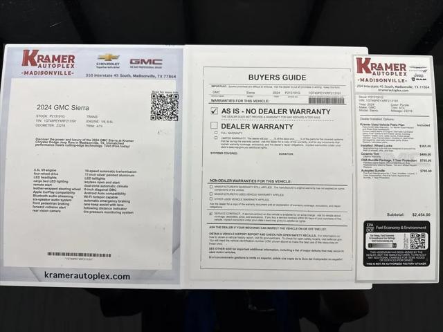 2024 GMC Sierra 2500HD 4WD Crew Cab Standard Bed AT4