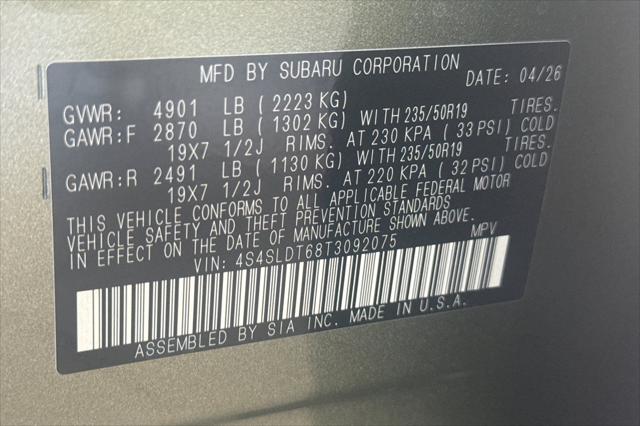 2026 Subaru Forester Touring