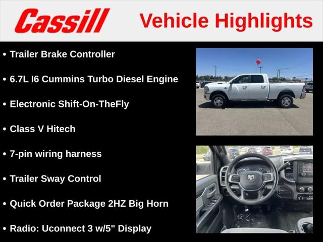 2021 Jeep Ram 2500 Big Horn Crew Cab 4x4 6'4" Box