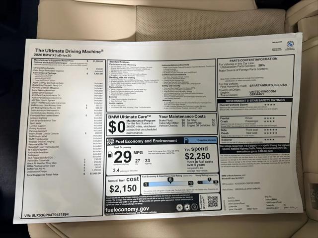 2026 BMW X3 30 xDrive