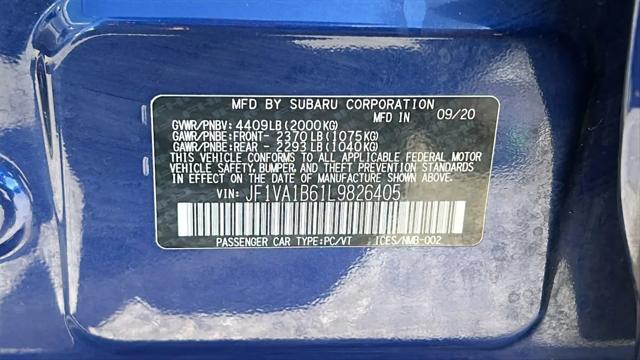 2020 Subaru WRX Premium