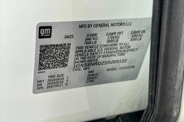 2025 Chevrolet Tahoe 4WD LT