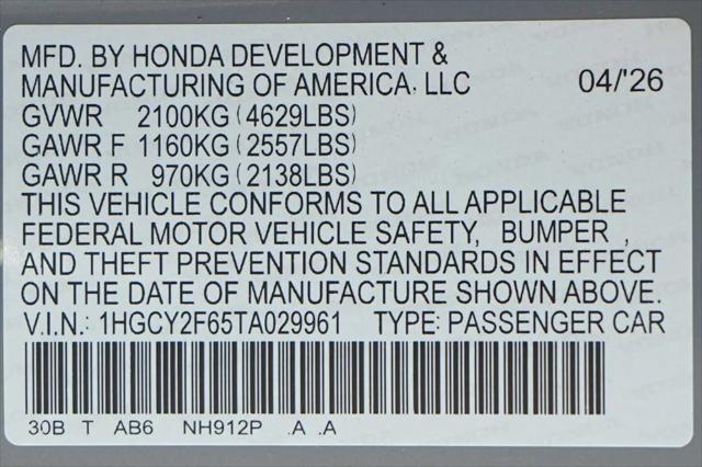 2026 Honda Accord Sedan EX-L
