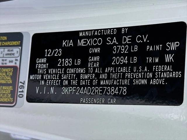 2024 Kia Forte LXS