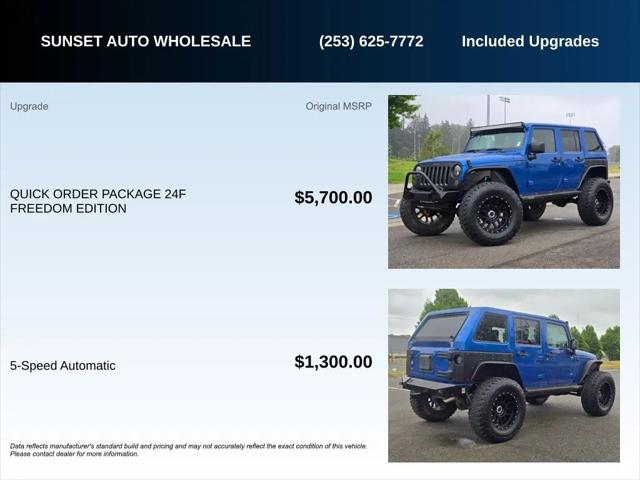 2014 Jeep Wrangler Unlimited Freedom Edition
