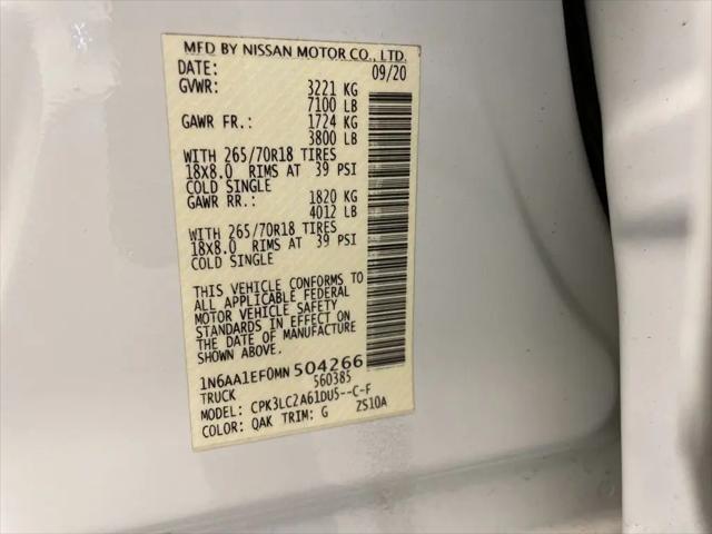 2021 Nissan Titan Crew Cab SV 4x2