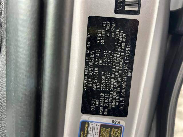 2022 Kia Carnival MPV LX Seat Package