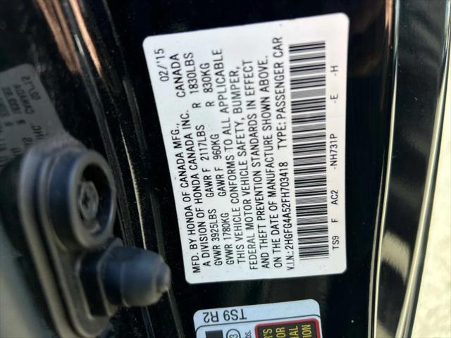 2015 Honda Civic Si Coupe 2D