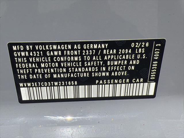 2026 Volkswagen Golf GTI SE