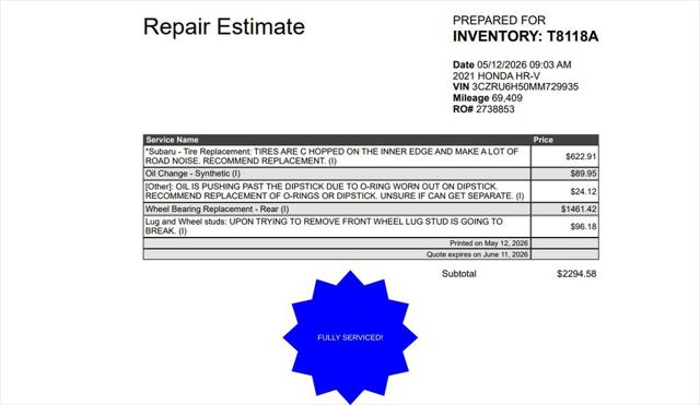 Used 2021 Honda HR-V For Sale in Cortland, NY