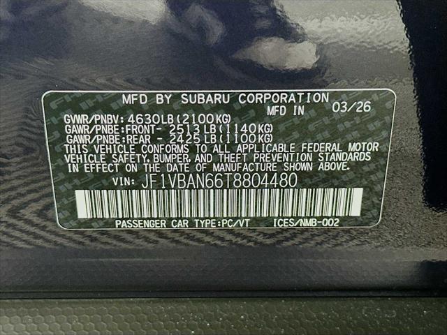 2026 Subaru WRX Limited