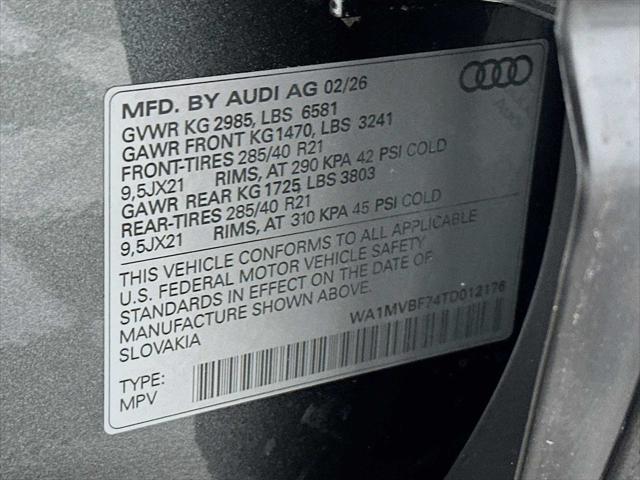 2026 Audi Q7 Premium Plus S line TFSI quattro tiptronic