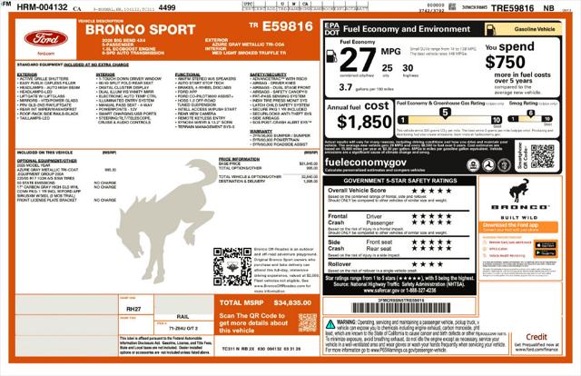 2026 Ford Bronco Sport Big Bend