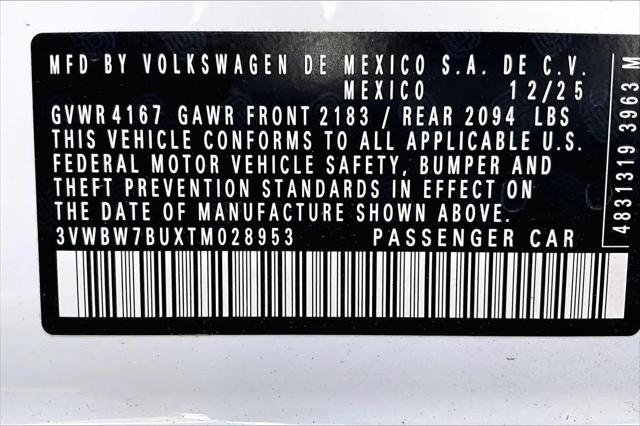 2026 Volkswagen Jetta Sport
