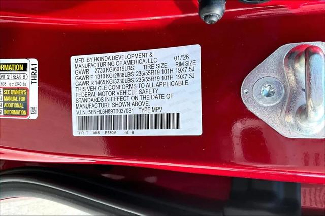 2026 Honda Odyssey Touring