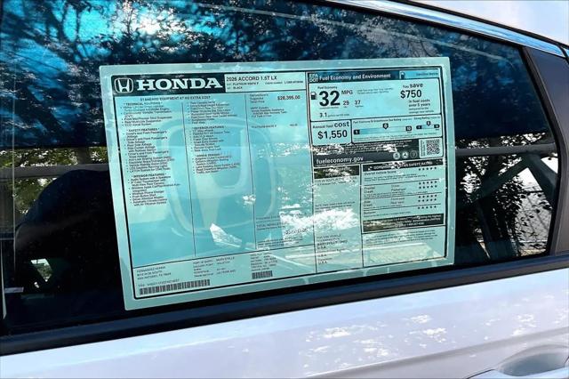 2026 Honda Accord Sedan LX
