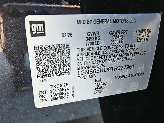 2026 Chevrolet Suburban RST, 4WD