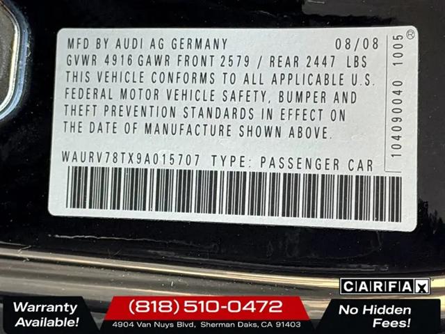 2009 Audi S5 4.2L