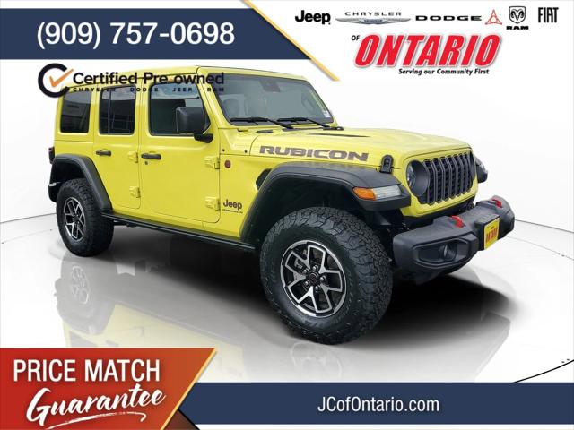 2024 Jeep Wrangler 4-Door Rubicon 4x4 for sale in Ontario, CA