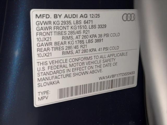 2026 Audi Q8 Premium 55 TFSI quattro Tiptronic