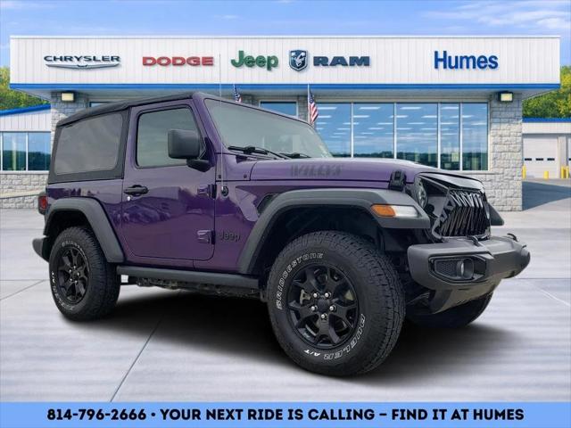 2023 Jeep Wrangler 2-Door Willys 4x4 for sale in Waterford, PA