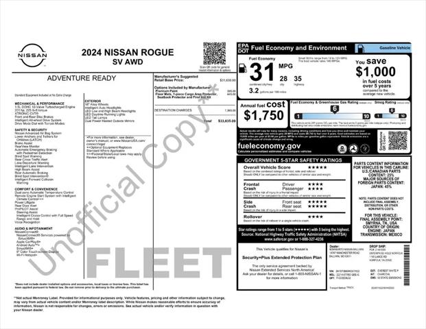 2024 Nissan Rogue SV Intelligent AWD