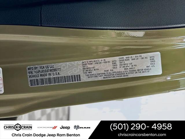 2026 Jeep Wrangler 4-Door Sahara 4x4