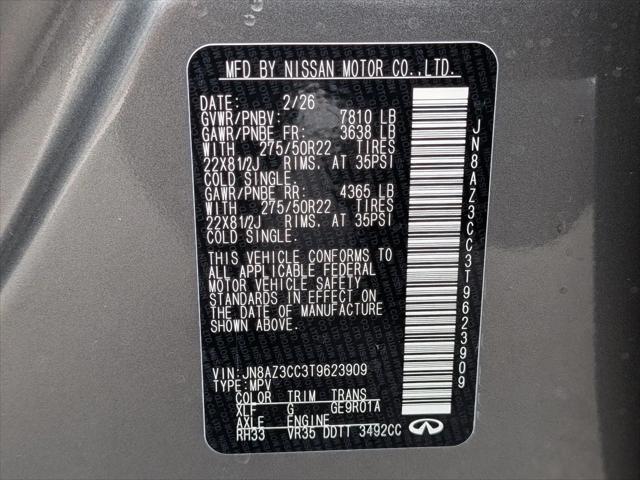 2026 INFINITI QX80 AUTOGRAPH AWD