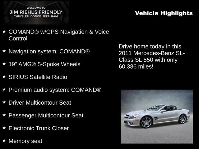 2011 Mercedes-Benz SL SL 550 SL 550