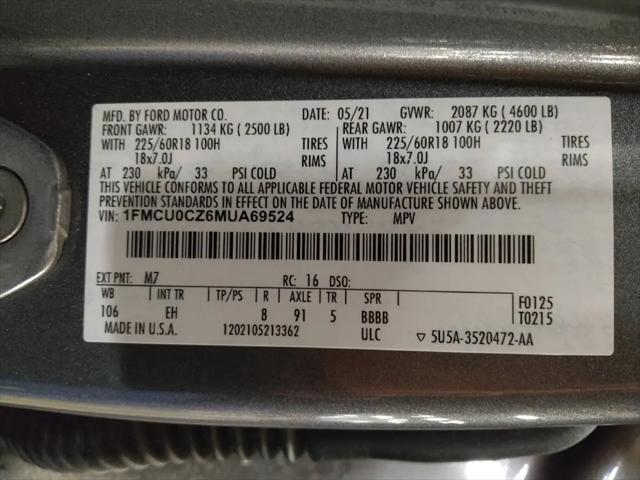 2021 Ford Escape SEL Hybrid