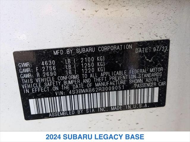 2024 Subaru Legacy 2.5i