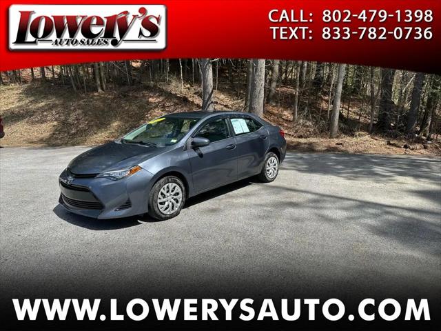 2017 Toyota Corolla LE for sale in South Barre, VT