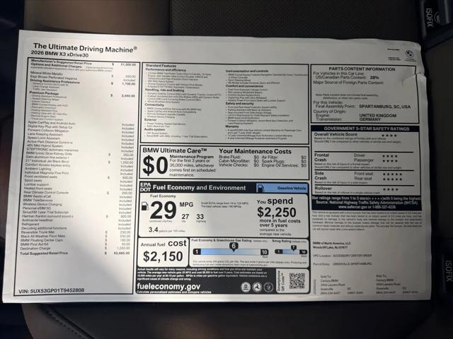 2026 BMW X3 30 xDrive