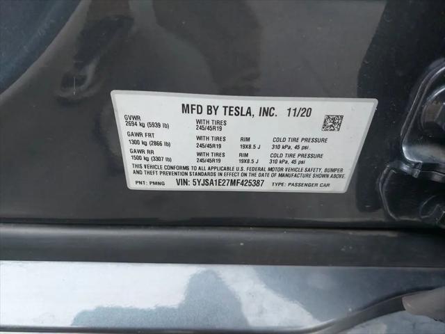 2021 Tesla Model S Long Range Dual Motor All-Wheel Drive