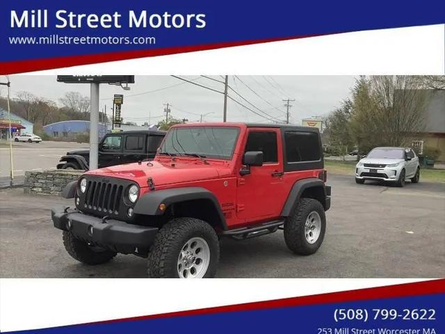2016 Jeep Wrangler Sport for sale in WORCESTER, MA