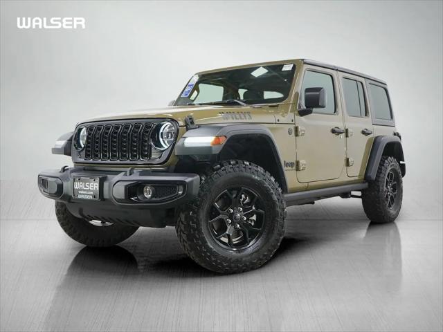 2025 Jeep Wrangler 4-Door Willys 4x4 for sale in Hopkins, MN