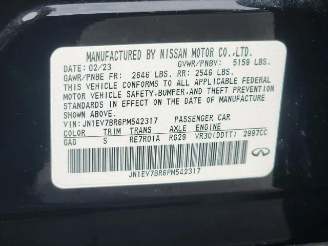 2023 INFINITI Q50 LUXE AWD