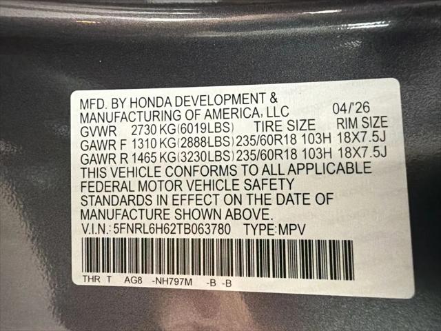 2026 Honda Odyssey EX-L