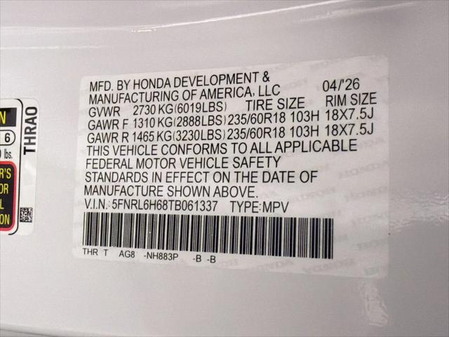 2026 Honda Odyssey EX-L