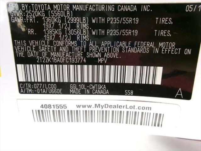 2015 Lexus RX 350 RX 350